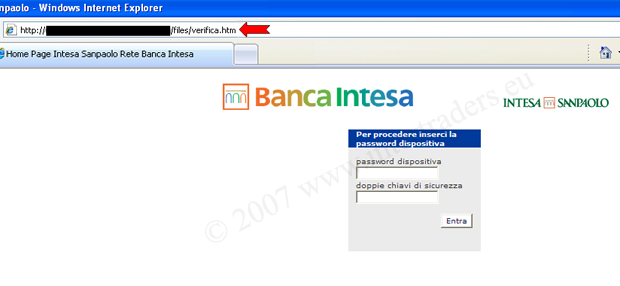 Phishing Banca Intesa 04